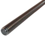 R/H 50 X 8P X 3 METRES ROLLED LEADSCREW STAINLESS STEEL
