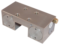 PNEUMATIC CLAMP<BR>CLOSED WITH PRESSURE