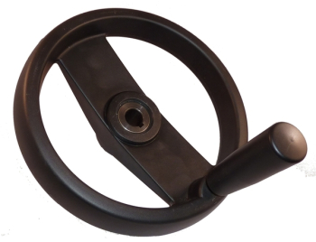 HANDWHEEL 100mm DIA SOLID ALUMINIUM 10mm BORE / KEY HANDWHEEL 100mm DIA SOLID ALUMINIUM 10mm BORE / KEY